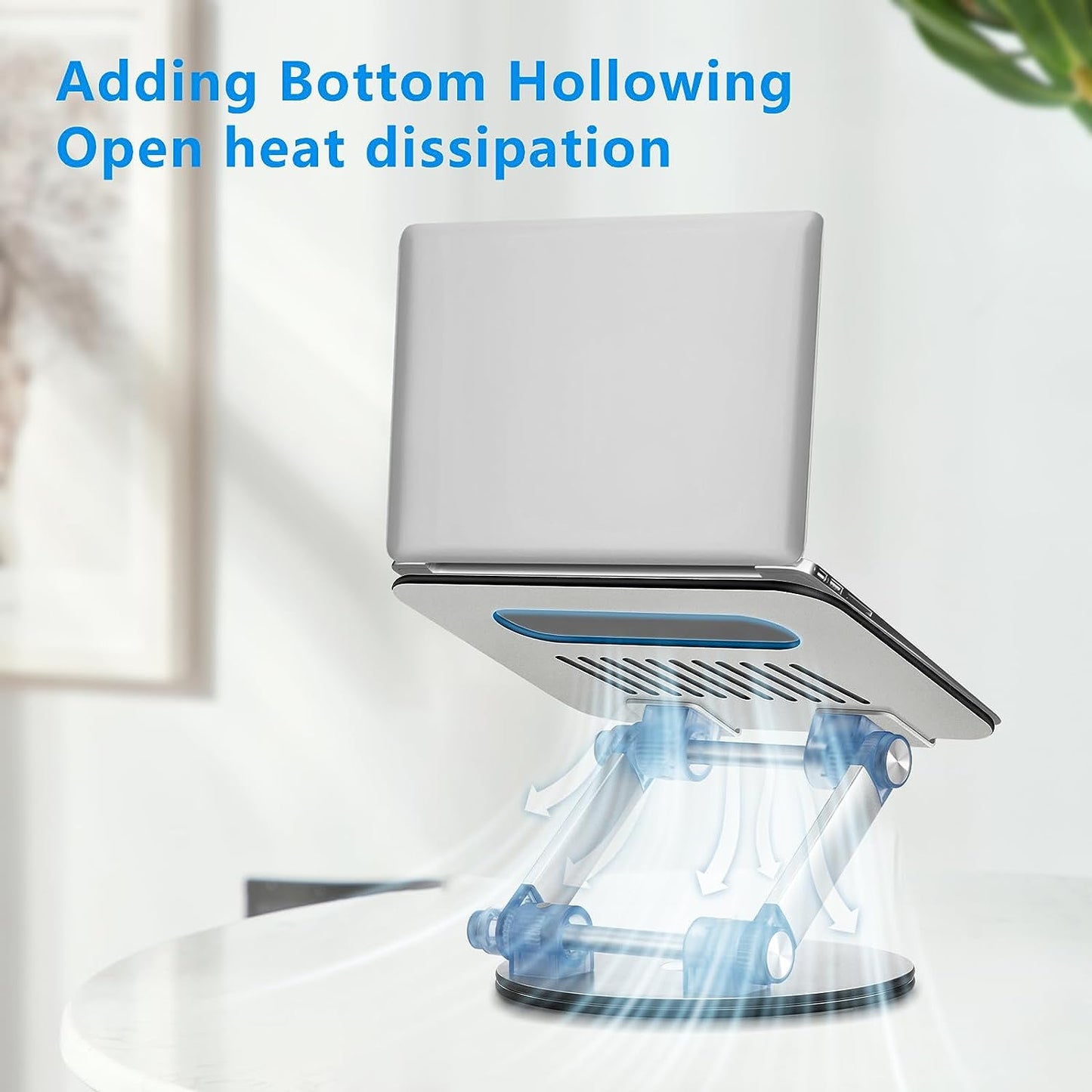 Fccabin Adjustable Laptop Stand for Desk, with 360° Rotating Base