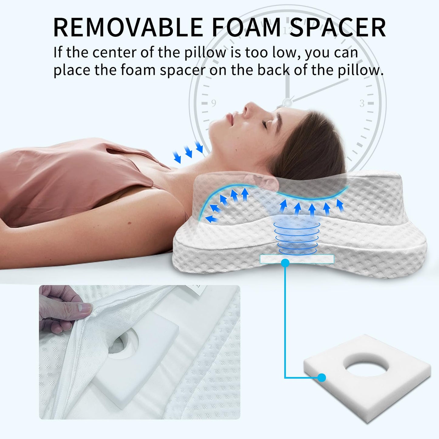 Side Sleeper Pillows for Adults, Neck Pillow