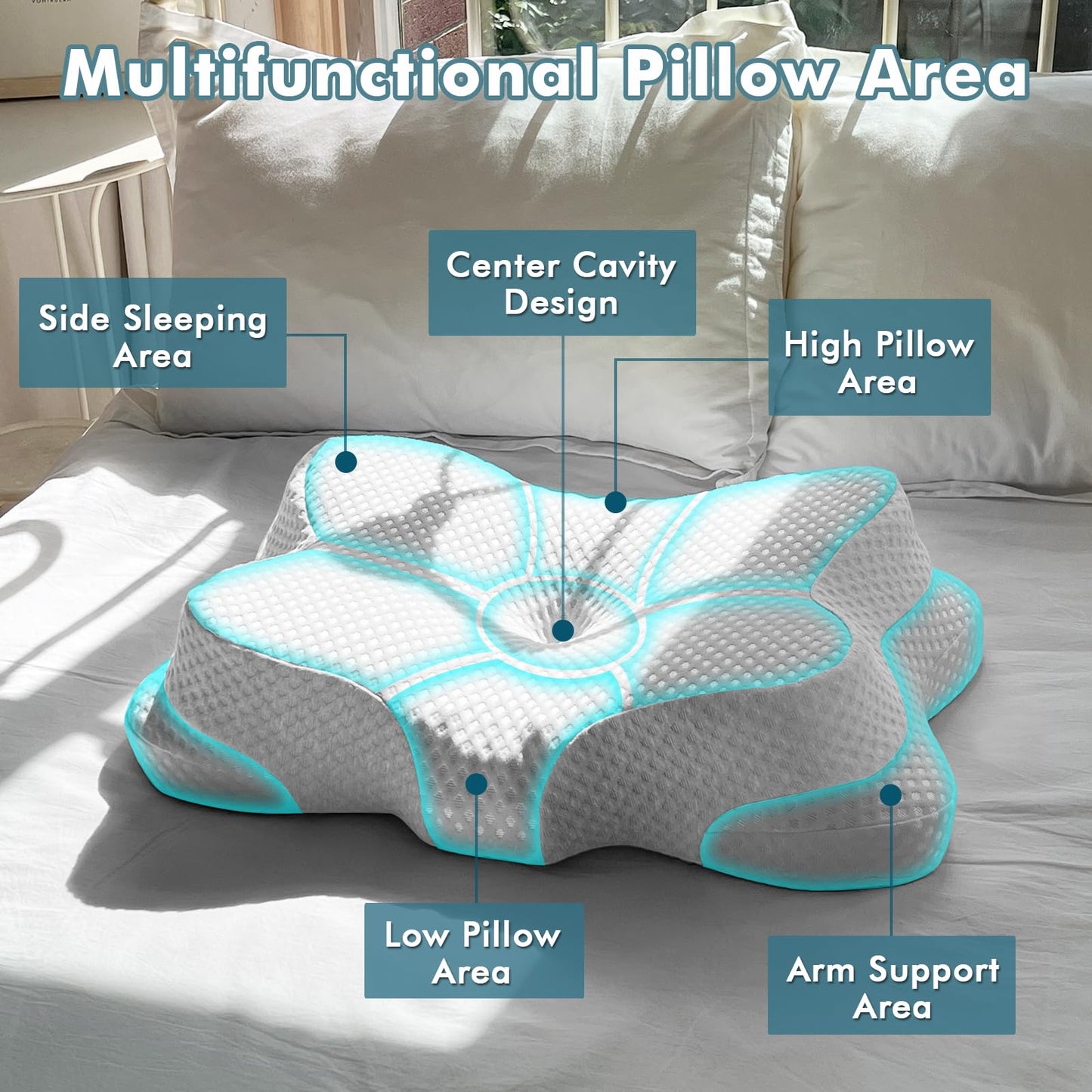 Side Sleeper Pillows for Adults, Neck Pillow
