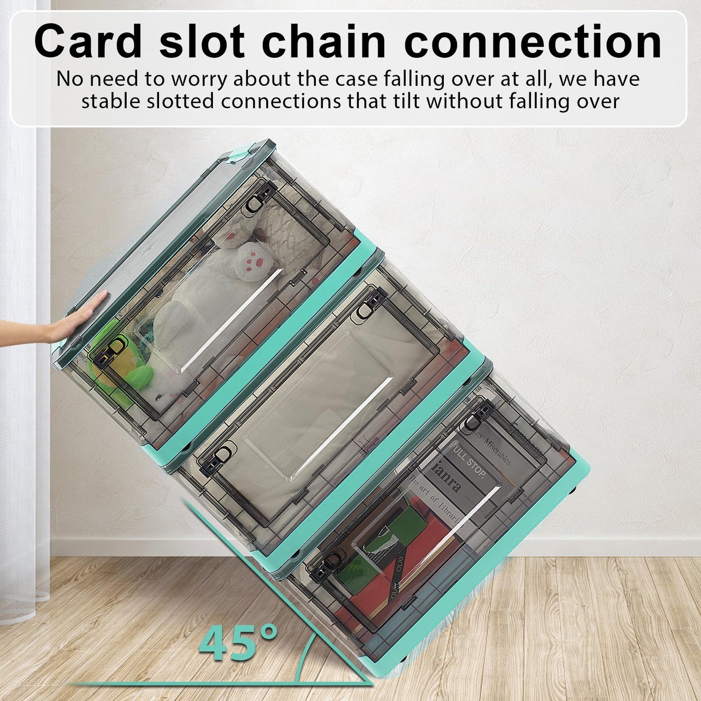Fccabin Stackable Storage Bins With Lids