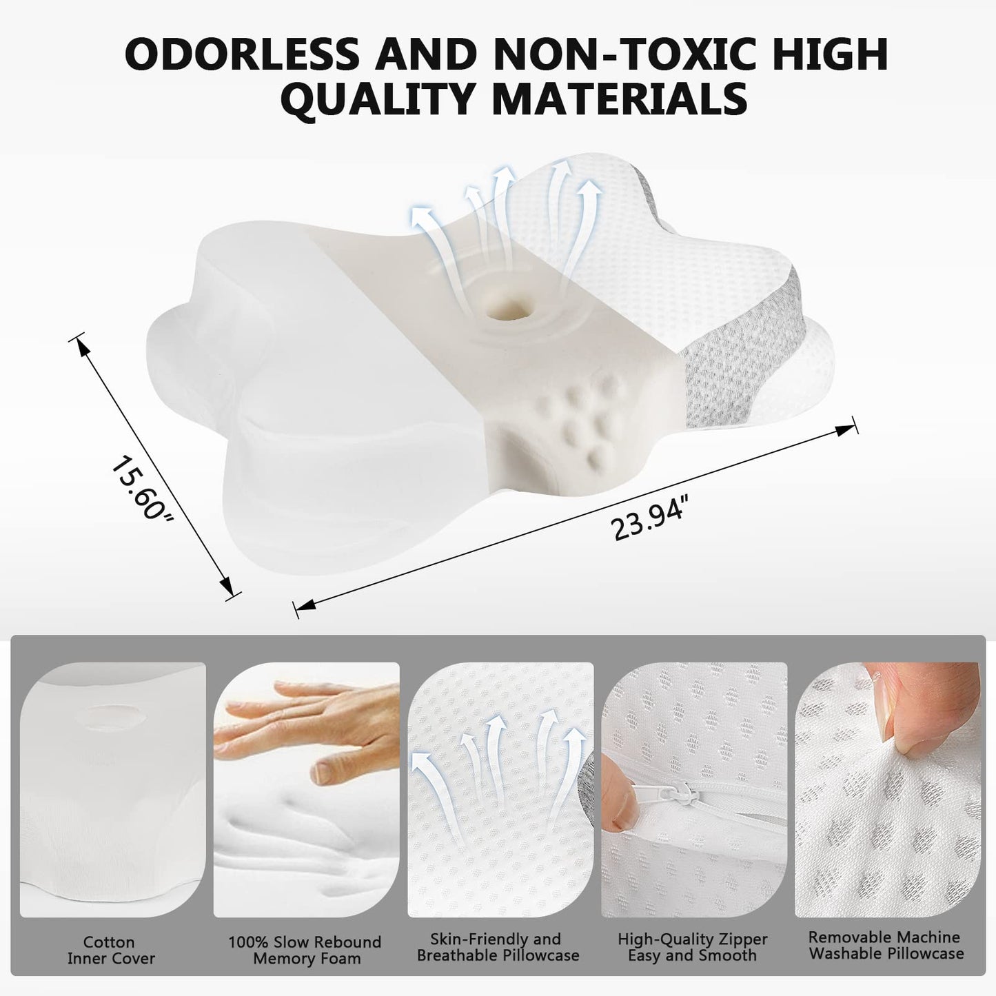 Cervical Memory Foam Pillow