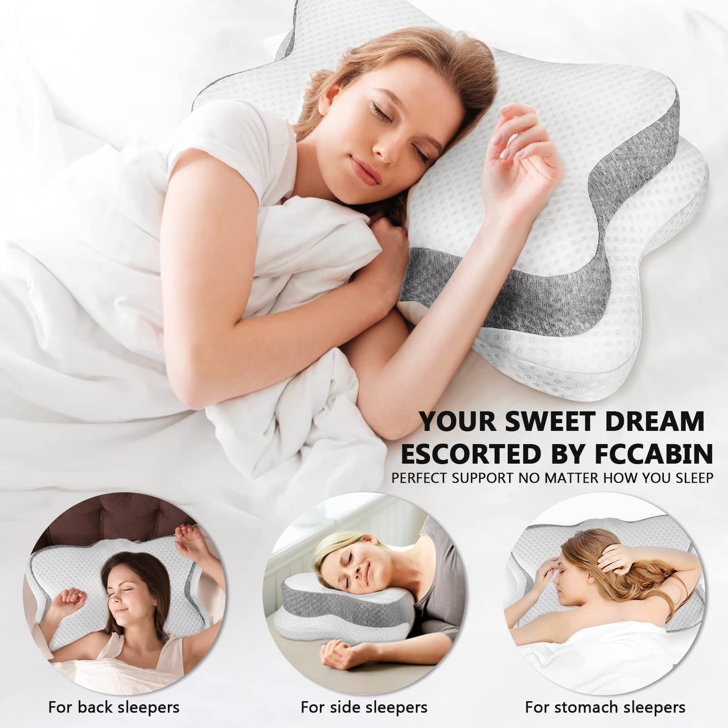 Cervical Memory Foam Pillow