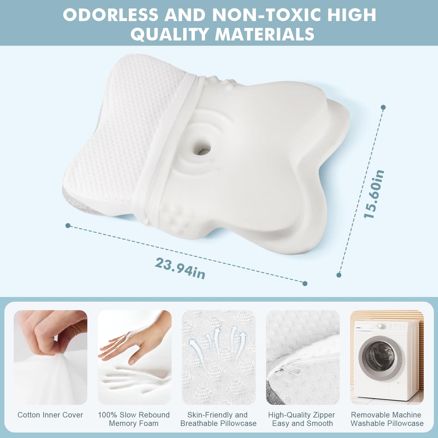 Side Sleeper Pillows for Adults, Neck Pillow