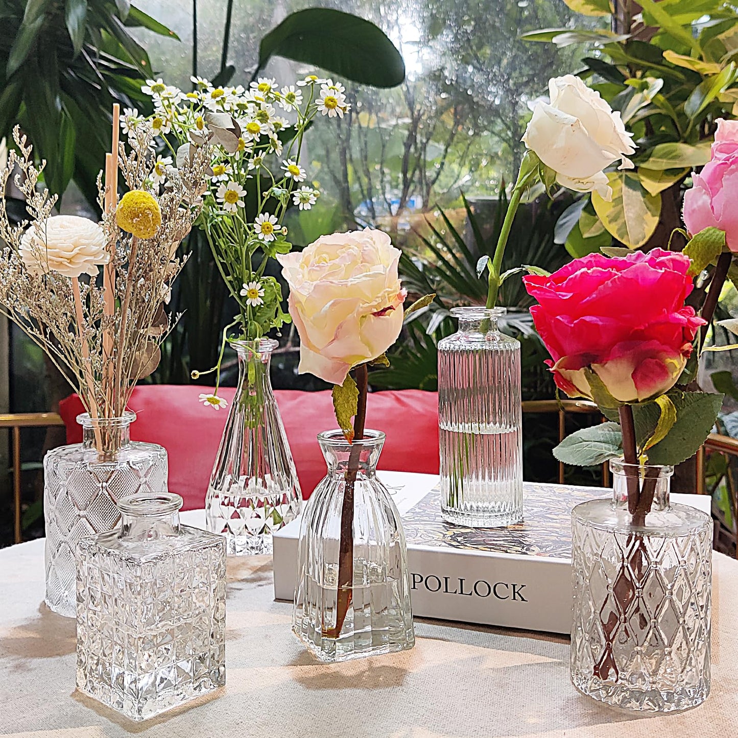 Fccabin Bud Vases Set of 30 Small Vases for Centerpieces