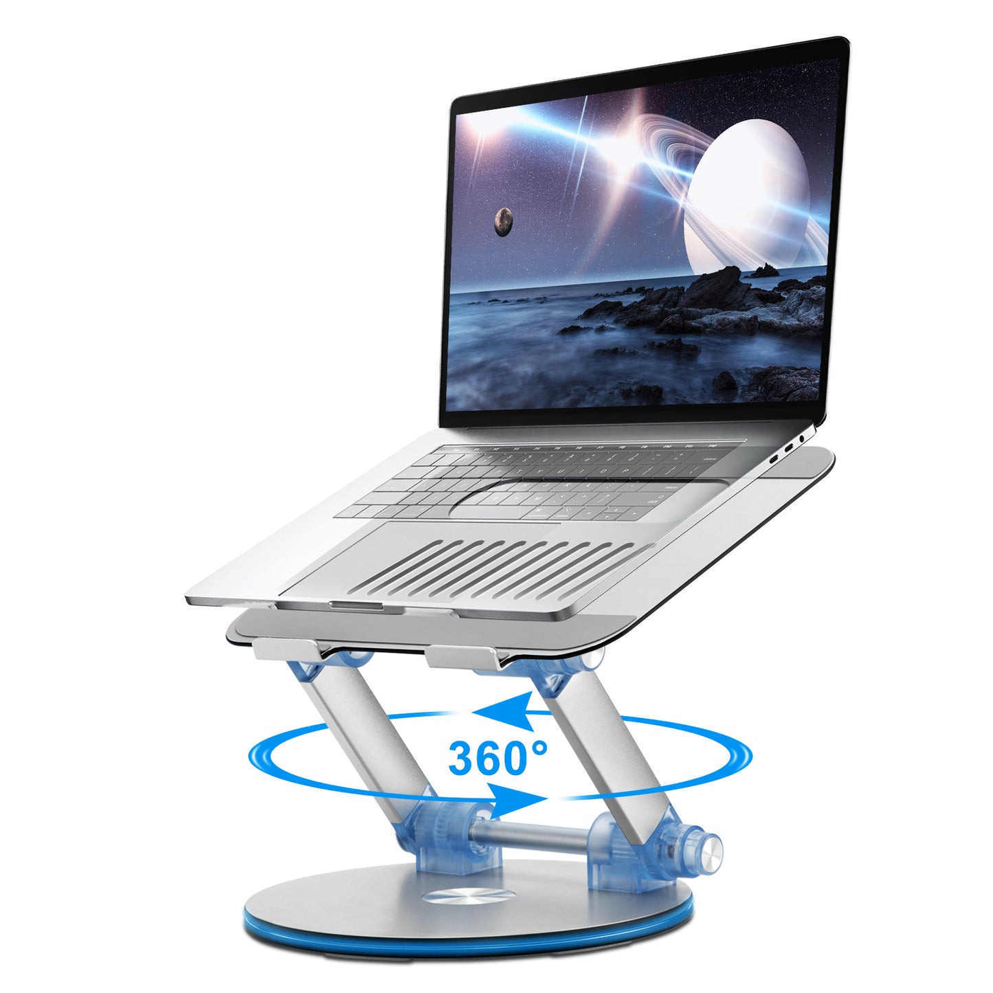 Fccabin Adjustable Laptop Stand for Desk, with 360° Rotating Base