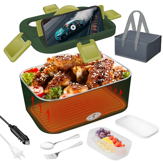 Electric Lunch Box 80W Food Heater 110V/12V~24V
