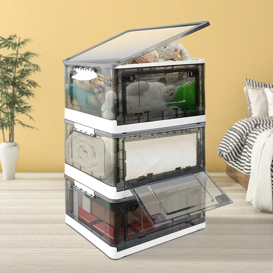 Fccabin Stackable Storage Bins With Lids