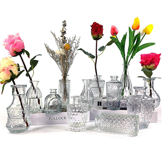 Fccabin Bud Vases Set mit 30 kleinen Vasen für Tafelaufsätze 